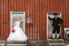 Rustikt bryllup på Sørlandet