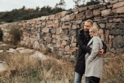 Forlovelsesfotografering på Odderøya i Kristiansand