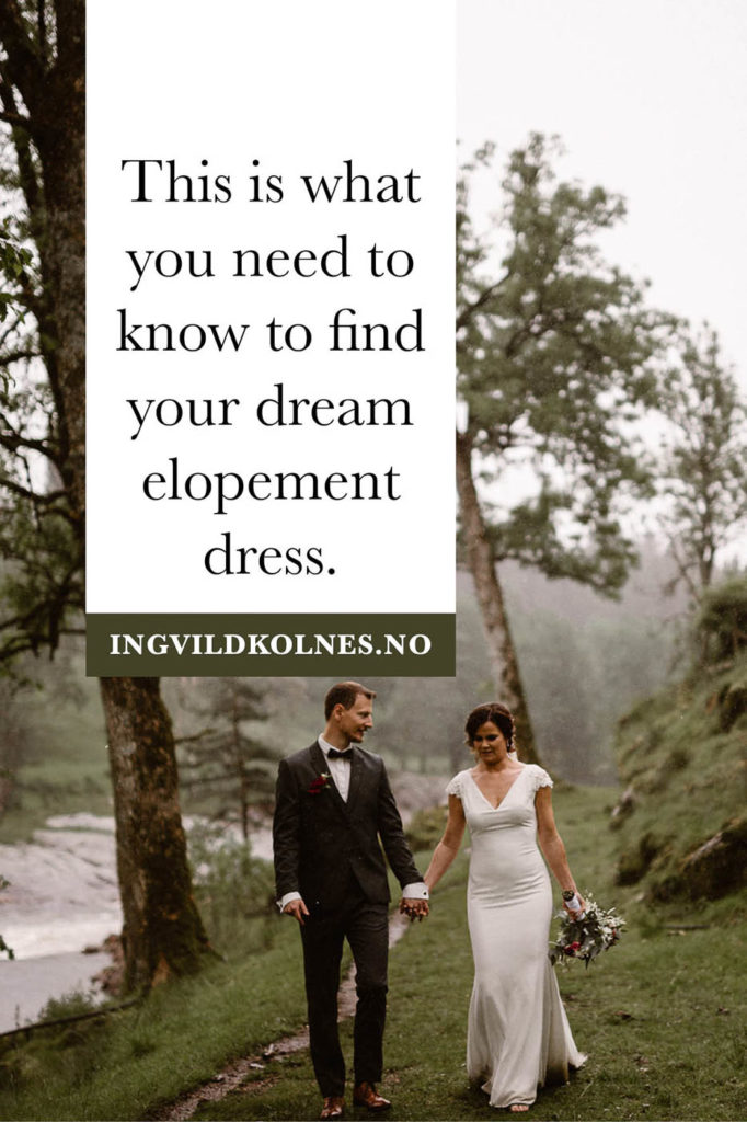 How to find your dream elopement dress