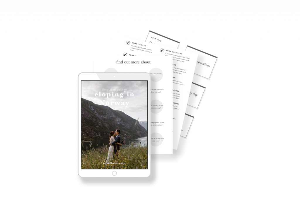 How to plan your Norway elopement in 2023 [+ FREE downloadable PDF] Norway Elopement photographer