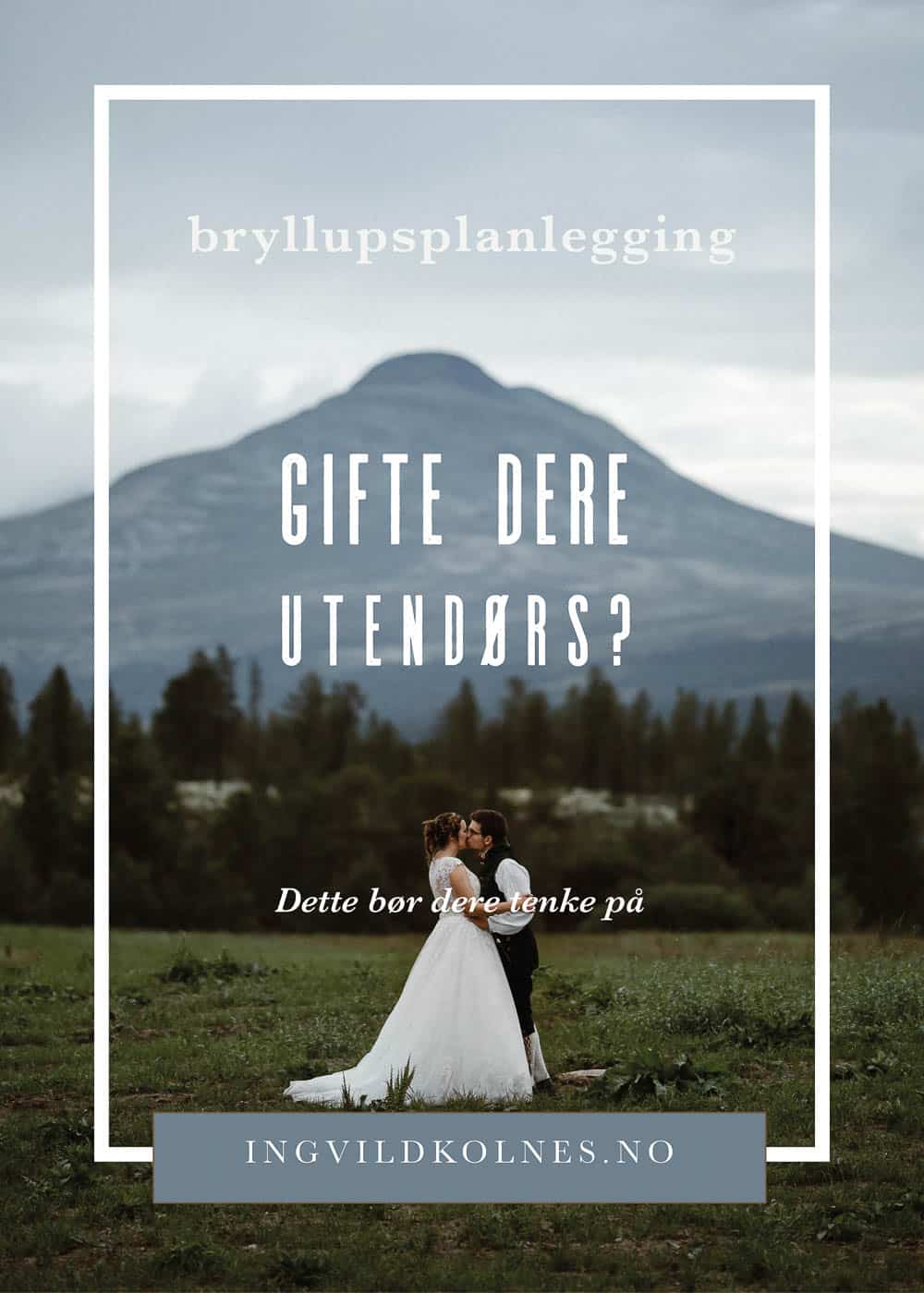Gifte dere utendørs? Norway Elopement photographer